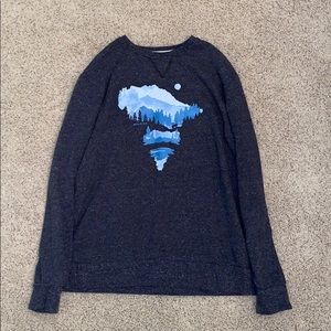 Men’s united by blue crewneck size medium
